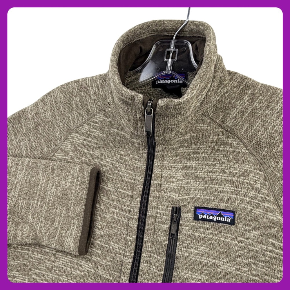 Patagonia Better Sweater Jacket Men Small Brown Fleece Full Zip Hiking